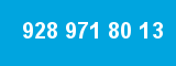 928 971 80 13 928 971 80 13